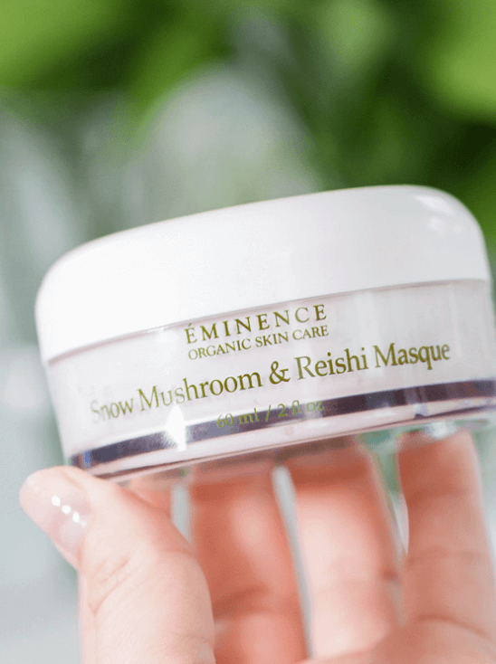 Masque aux champignons des neiges et au reishi