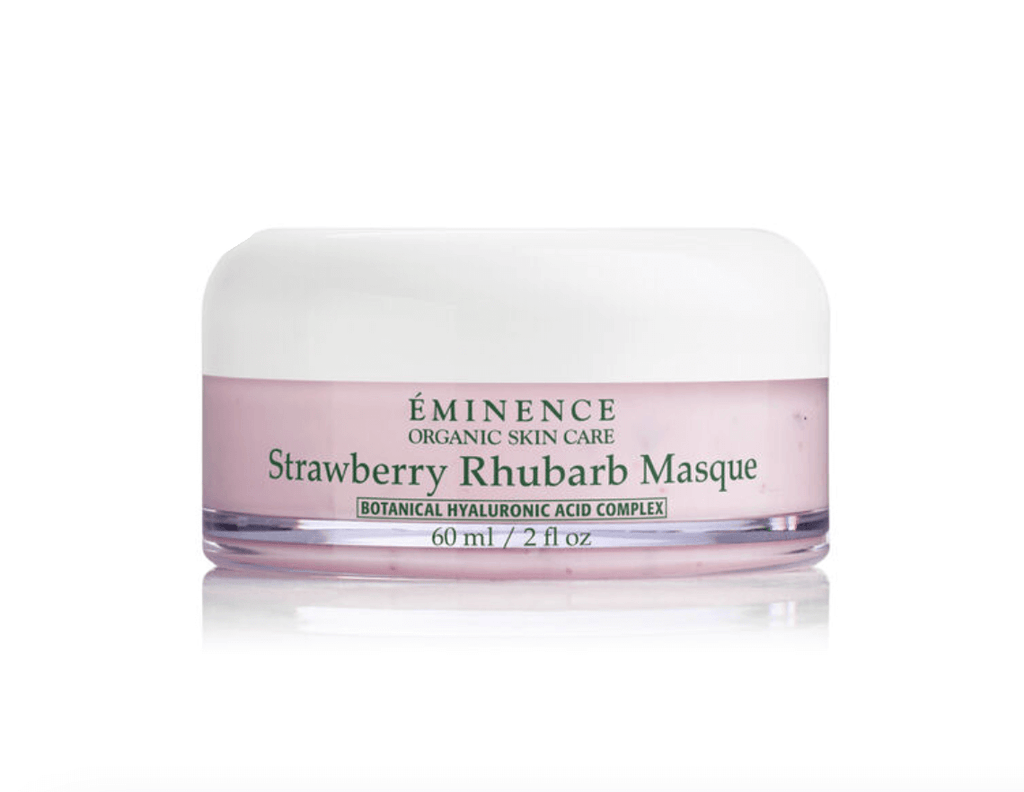 Masque fraise-rhubarbe
