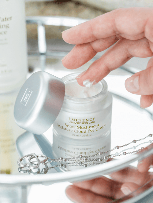 Crème contour des yeux hydratante nuage aux champignons des neiges