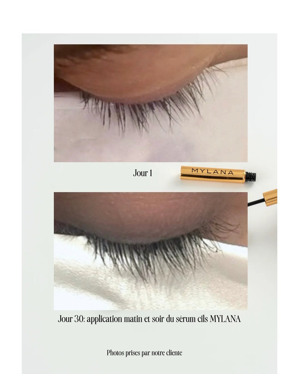 Sérum de croissance pour cils et sourcils Mylana