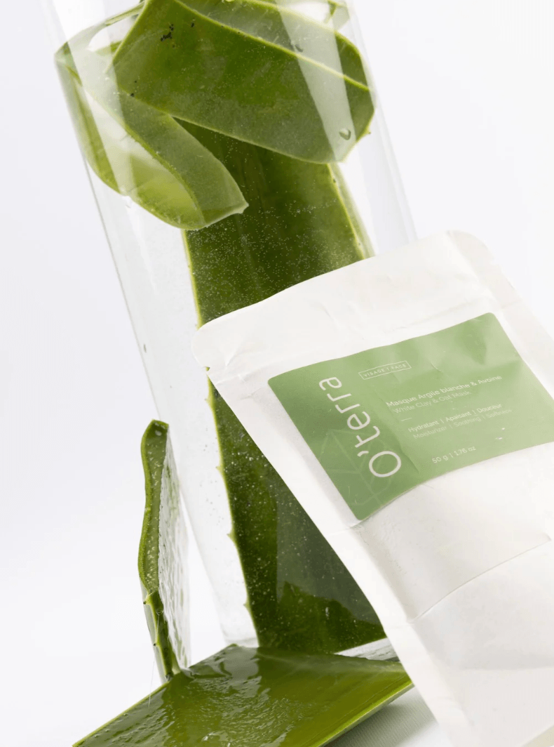Masque hydratant & apaisant - Argile blanche & Avoine