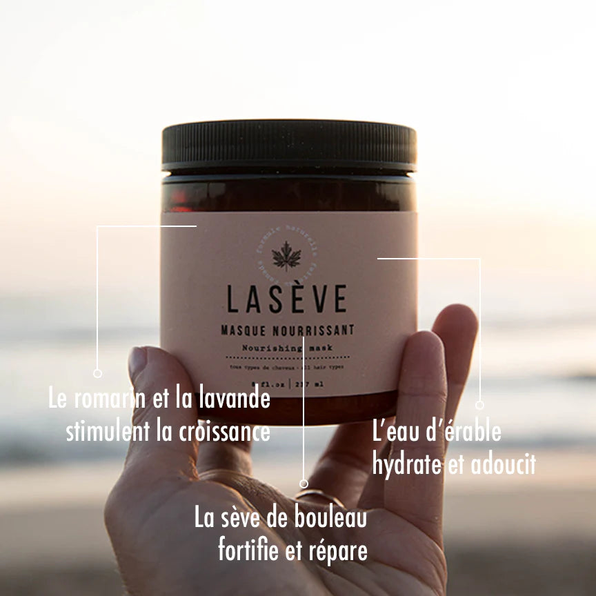 Masque nourrissant à l'eau d'érable Lasève