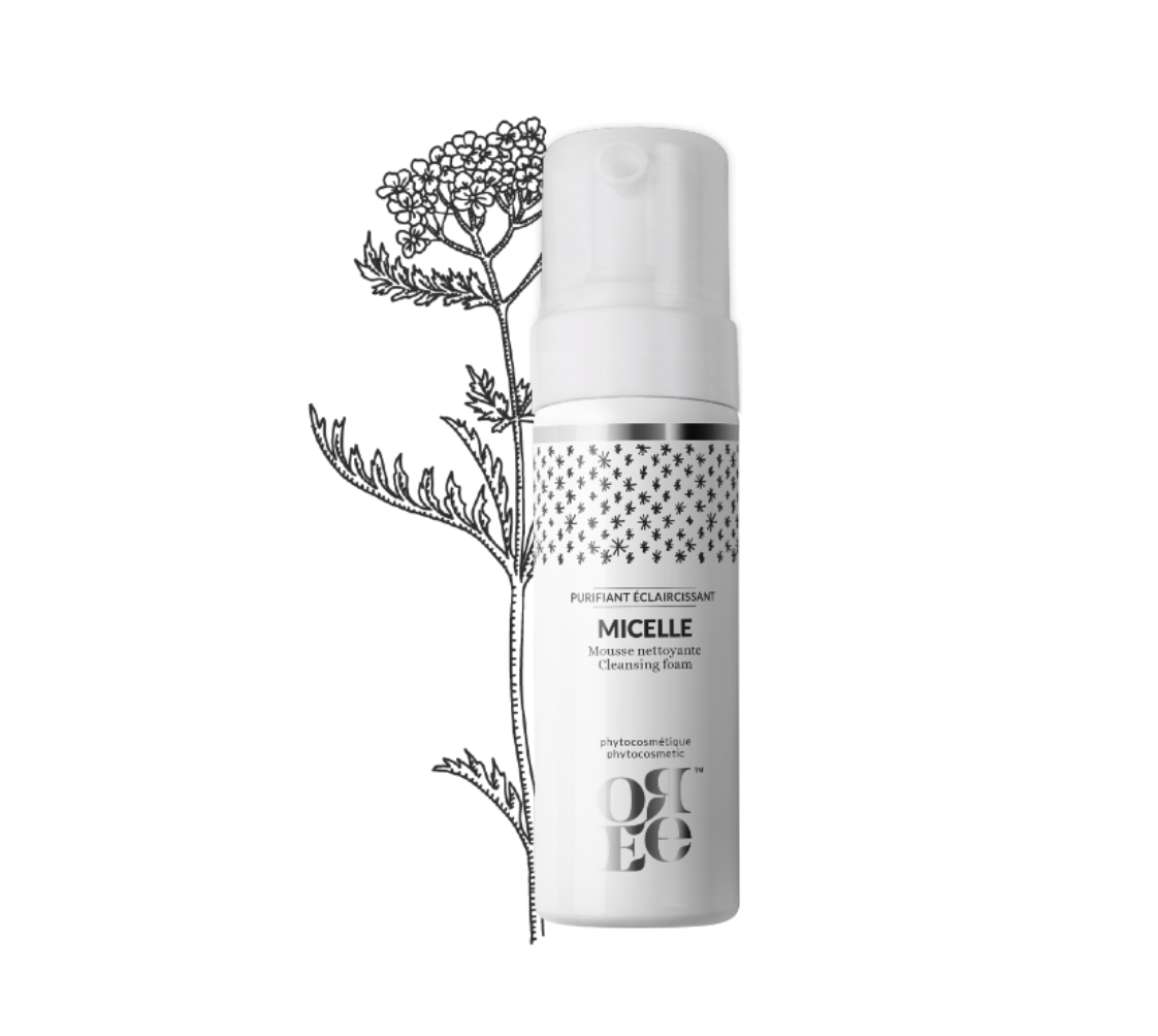 Mousse nettoyant micelle orée