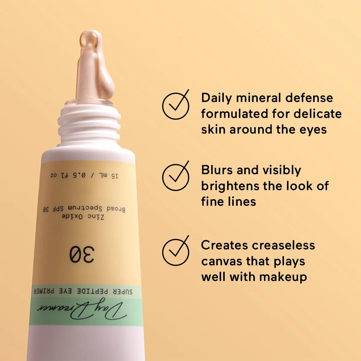 Base pour les yeux Day Dreamer Super Peptide, FPS 30