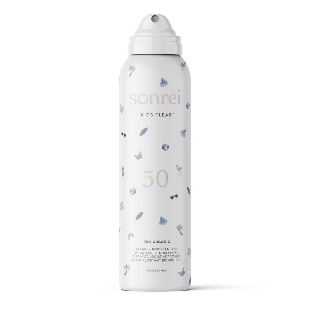 Sonreni Brume solaire transparente bio SPF 50 pour enfants